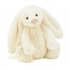 Jellycat 害羞乳白色邦尼兔（大号：36厘米x15厘米）